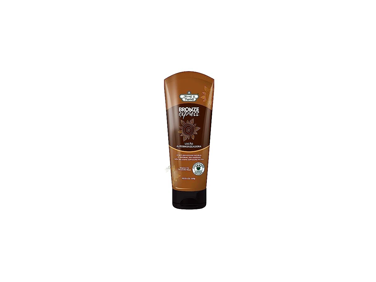 Flores & Vegetais Loção Autobronzeadora Bronze Express, 120 g
