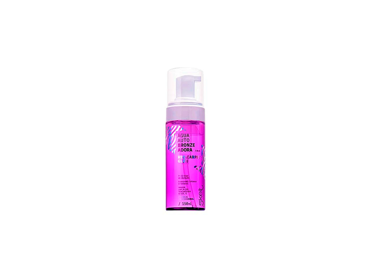 Skelt Red Carpet Glow Dark Água Autobronzeadora Corporal, 150 ml — fórmula sem cor-guia