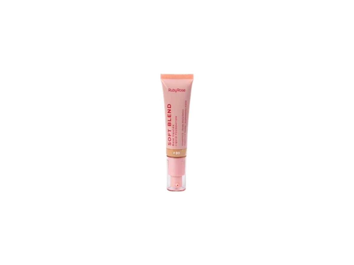 Ruby Rose Soft Blend Base Líquida Matte — 30 g — cor F30 — código HBM301-3
