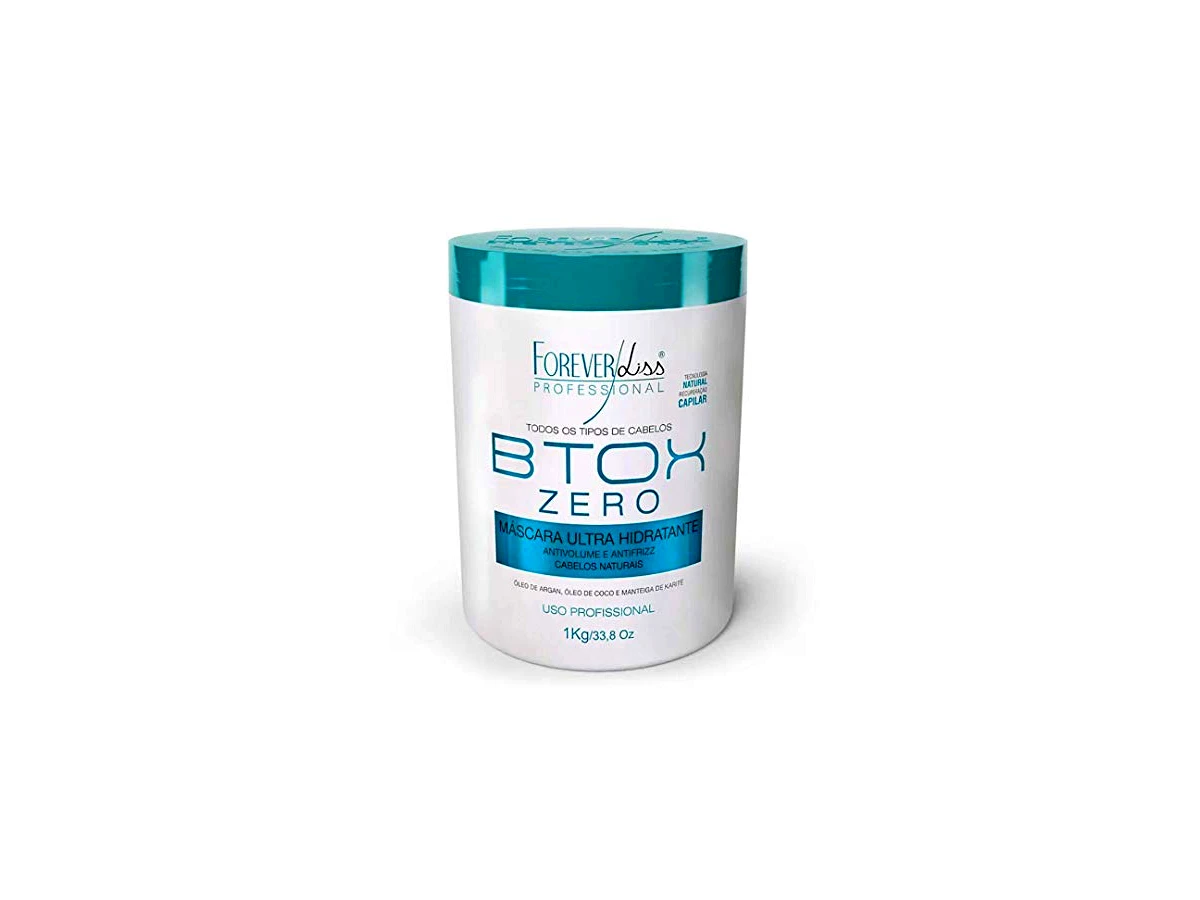 Forever Liss Zero Btox Máscara Ultra-Hidratante Orgânica Antifrizz 1 kg