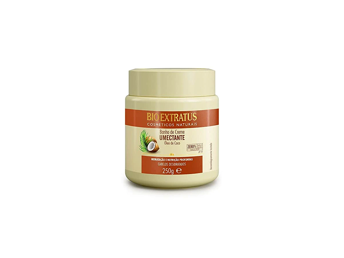 Banho de Creme Bio Extratus Umectante Óleo de Coco e Aminoácidos Vegetais 250g