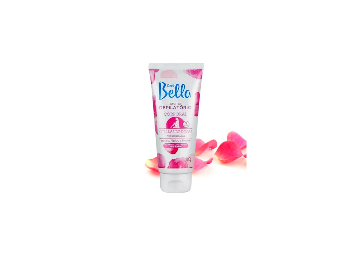 Depil Bella Creme Depilatório Corporal Pétalas 100 g — Peles Delicadas, referência PF030618