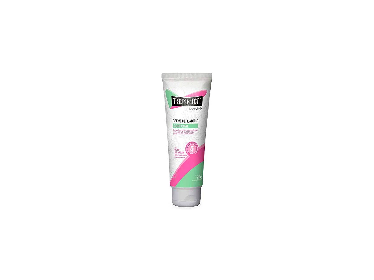 Depimiel Creme Depilatório Corporal Sensitive 120 g — versão com Óleo de Argan