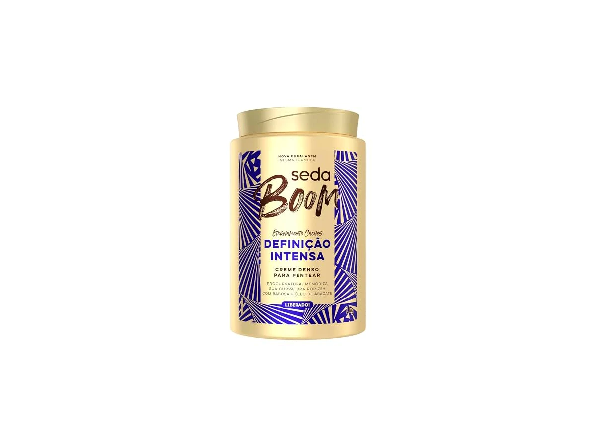Seda Boom Definição Intensa Creme para Pentear 1 kg — versão ProCurvatura com babosa e óleo de abacate