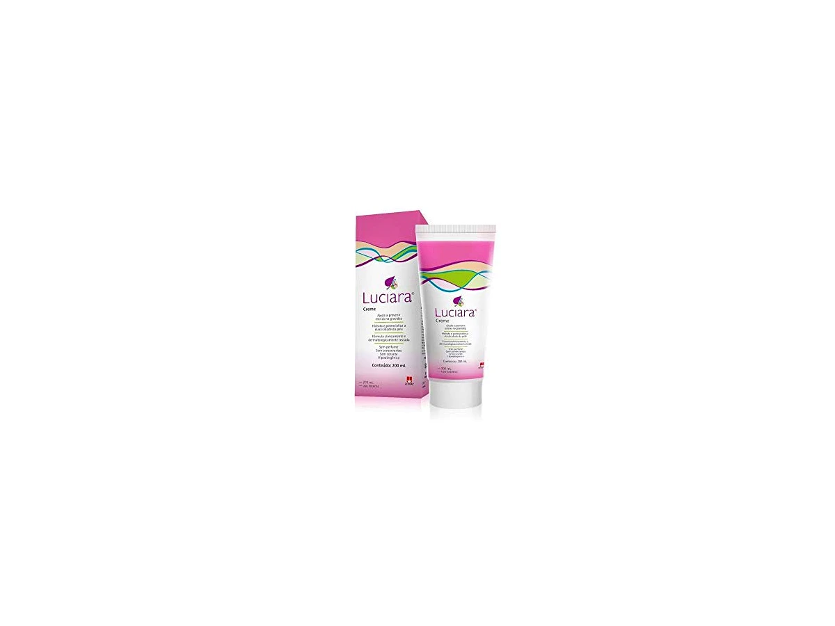 Luciara Creme Preventivo de Estrias para Gestantes — sem perfume, 200 ml
