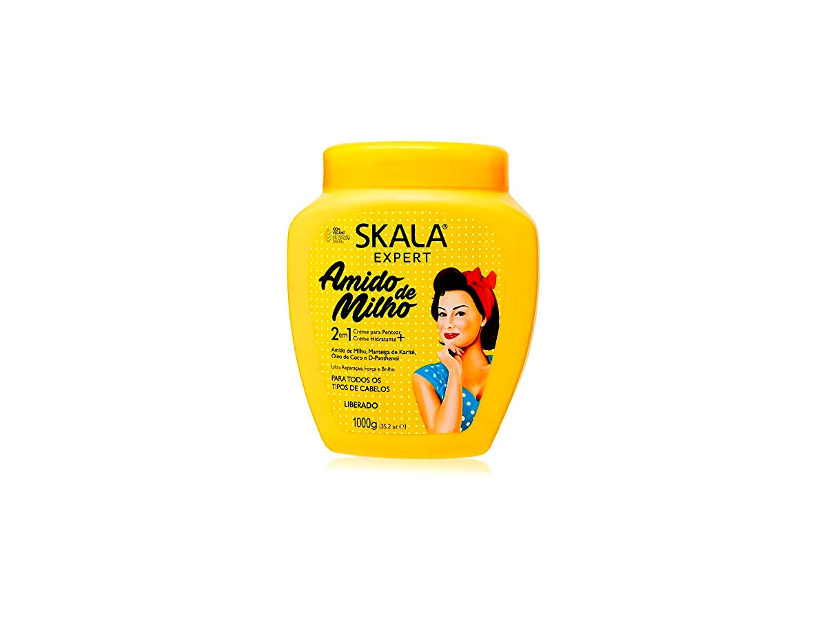 Creme de Tratamento 2 em 1 Skala Expert Amido de Milho 1000g