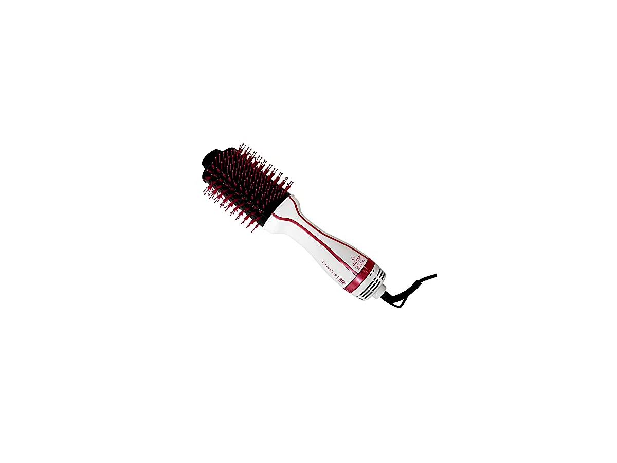 Escova Secadora e Alisadora Gama Italy Glamour Pink Brush 3D Therapy 1200W