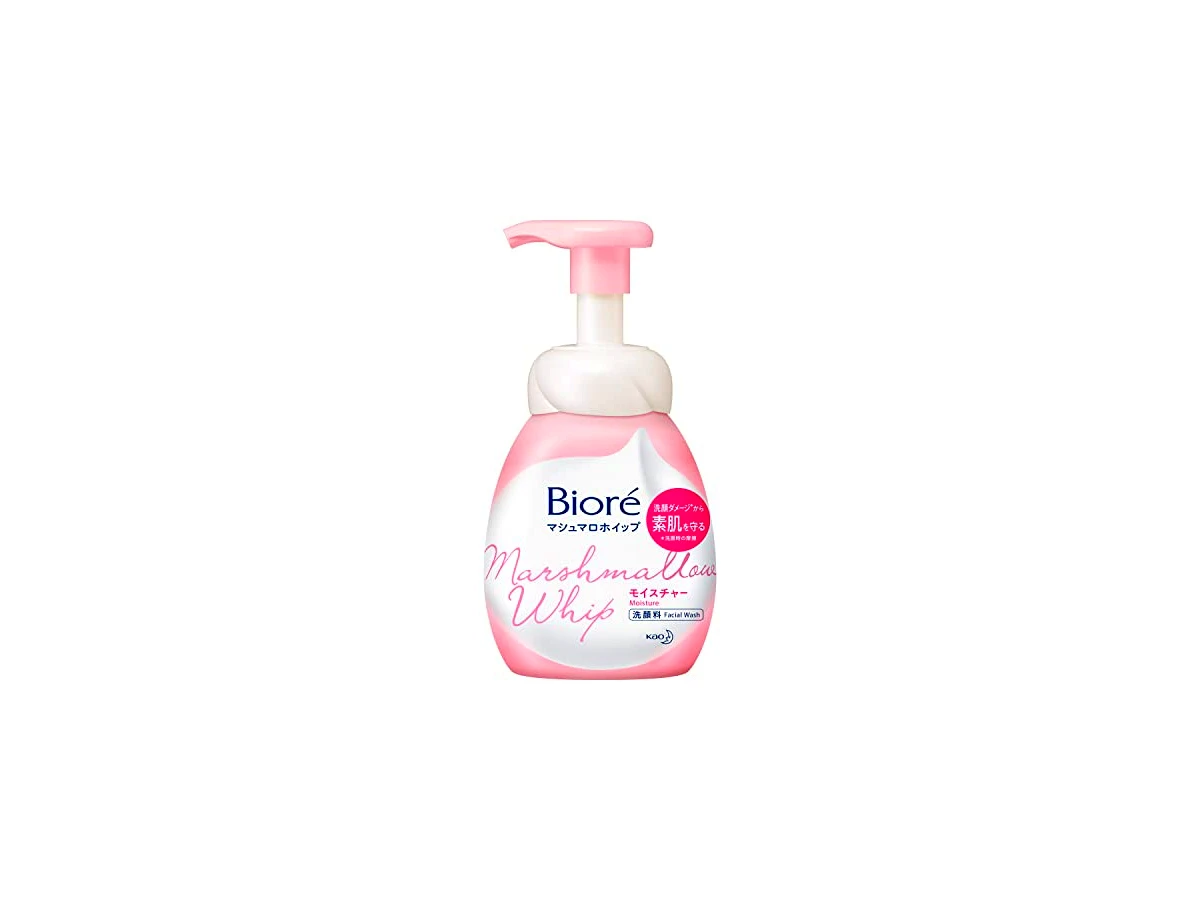 Bioré Marshmallow Whip Moisture Facial Wash - Espuma de Limpeza Facial Hidratante