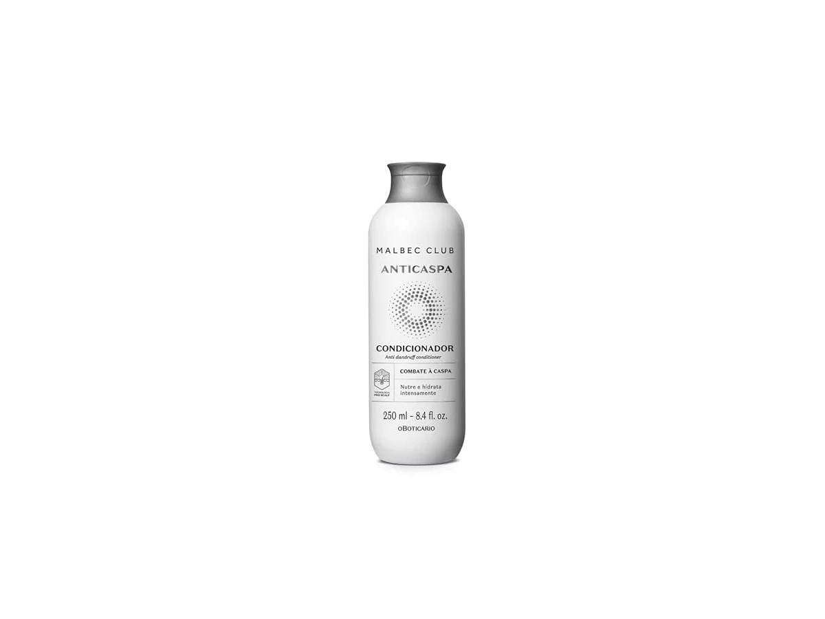 Condicionador Anticaspa Malbec Club Cabelo O Boticário 250ml