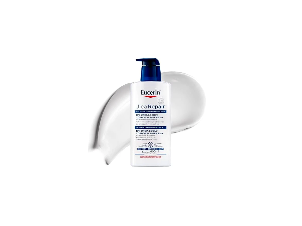 Eucerin UreaRepair Plus Loção Corporal 10% Ureia 400ml — modelo 4005800164361, não confundir com UreaRepair 5% ou creme para os pés