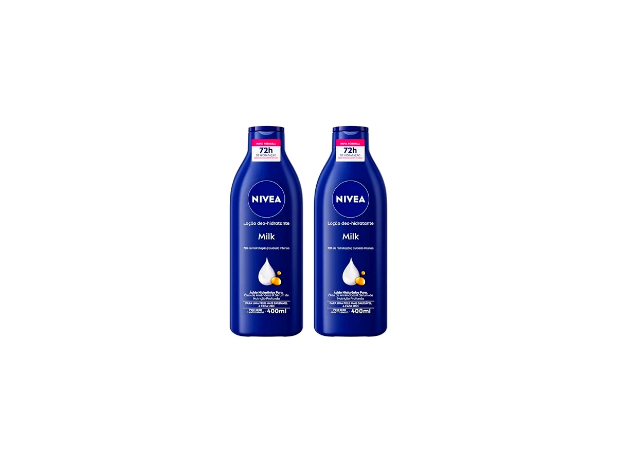 NIVEA Kit Loção Hidratante Milk Pele Seca a Extrasseca 2x400ml — EAN 4006000159782, não confundir com Soft Milk ou Lotion Express