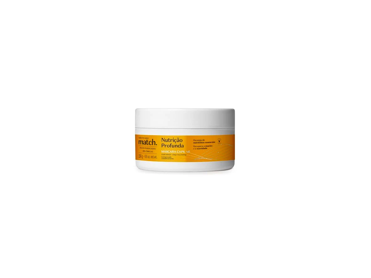 Máscara Capilar Match Nutrição Profunda 250g