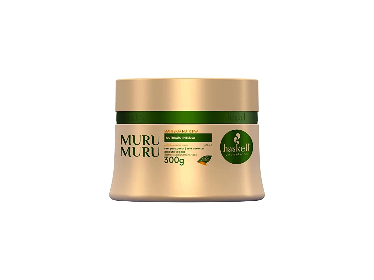 Haskell Cosmética Natural Linha Murumuru Máscara de Nutrição Prolongada Intensiva
