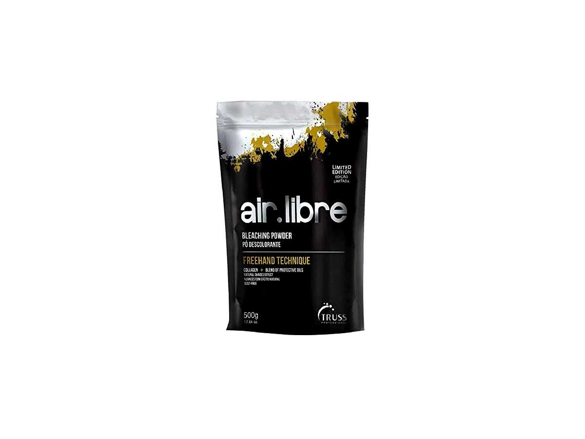TRUSS Professional Air Libre Pó Descolorante Dust Free 500g — versão específica para técnicas freehand