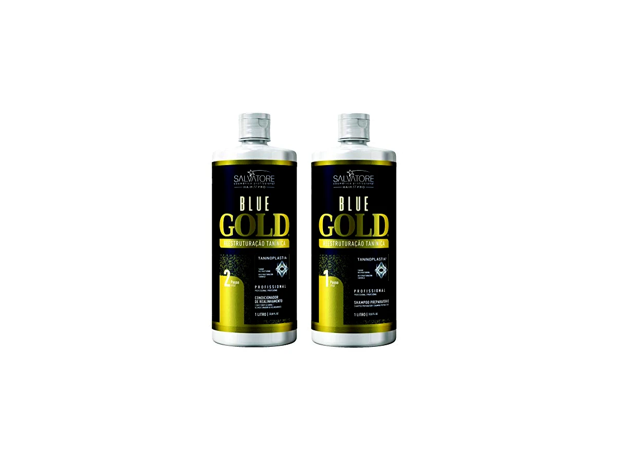 Salvatore Cosméticos Progressiva Blue Gold Premium Sem Formol