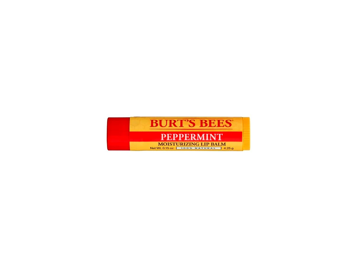 Burt's Bees 100% Natural Origin Beeswax Lip Balm with Vitamin E & Peppermint 4.25g
