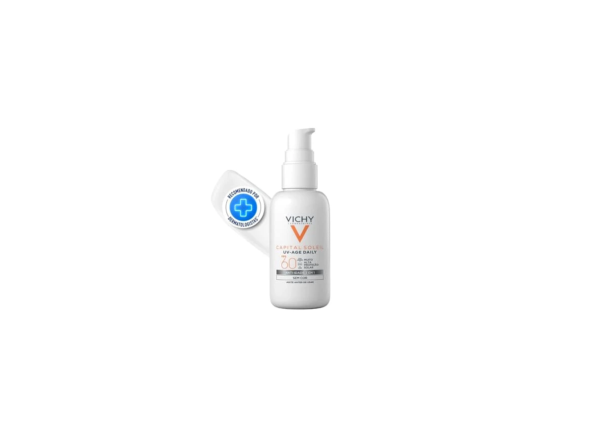 Vichy Capital Soleil UV-Age Daily Fluido FPS 60 Sem Cor