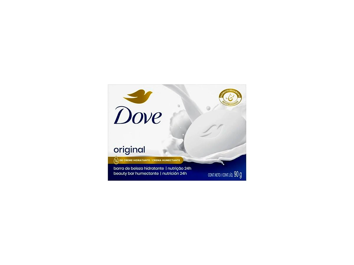 Sabonete em Barra Dove Original Com 1/4 de Creme Hidratante 90g