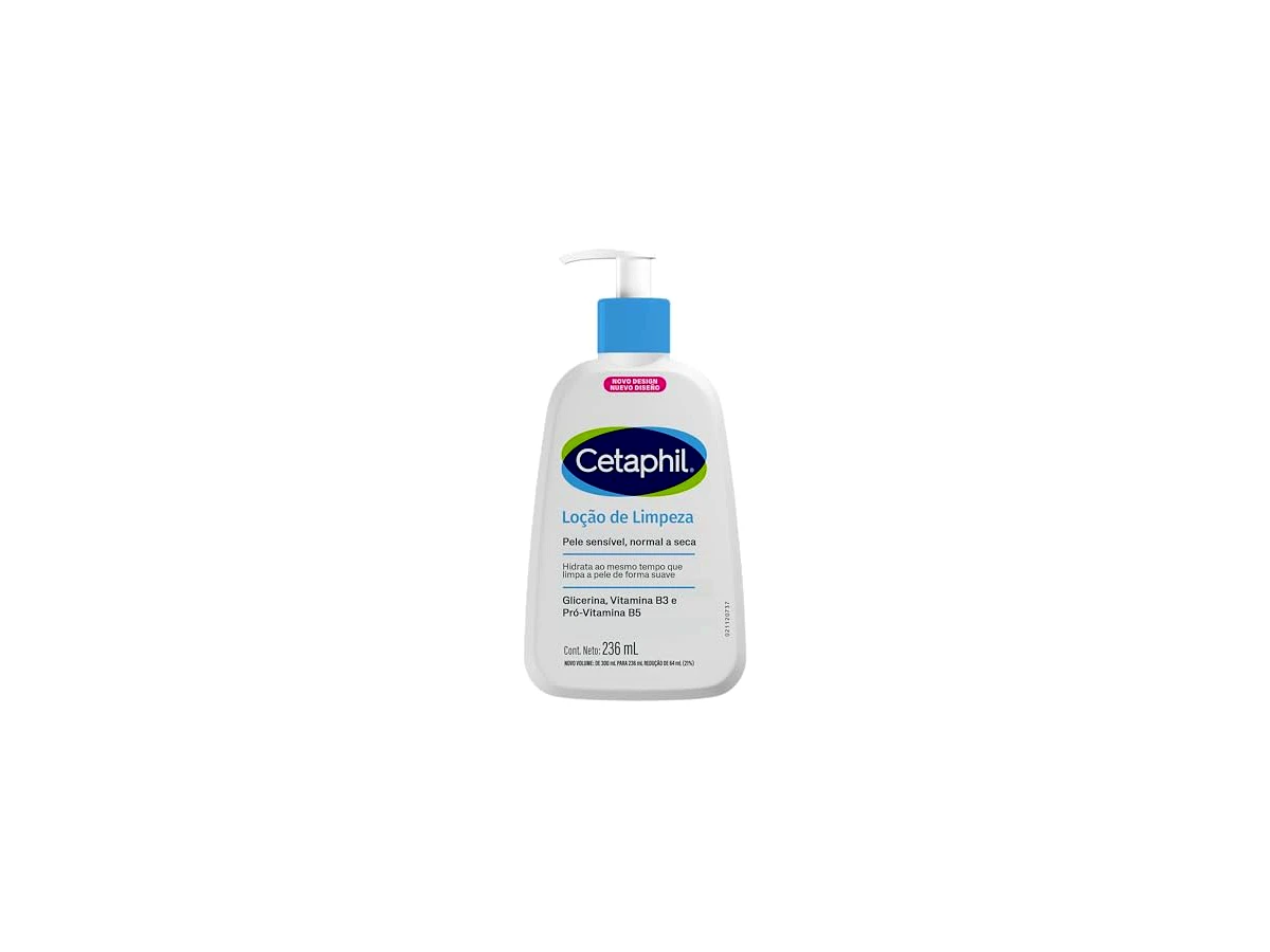 Cetaphil Loção de Limpeza Facial Hidratante para Peles Sensíveis e Secas