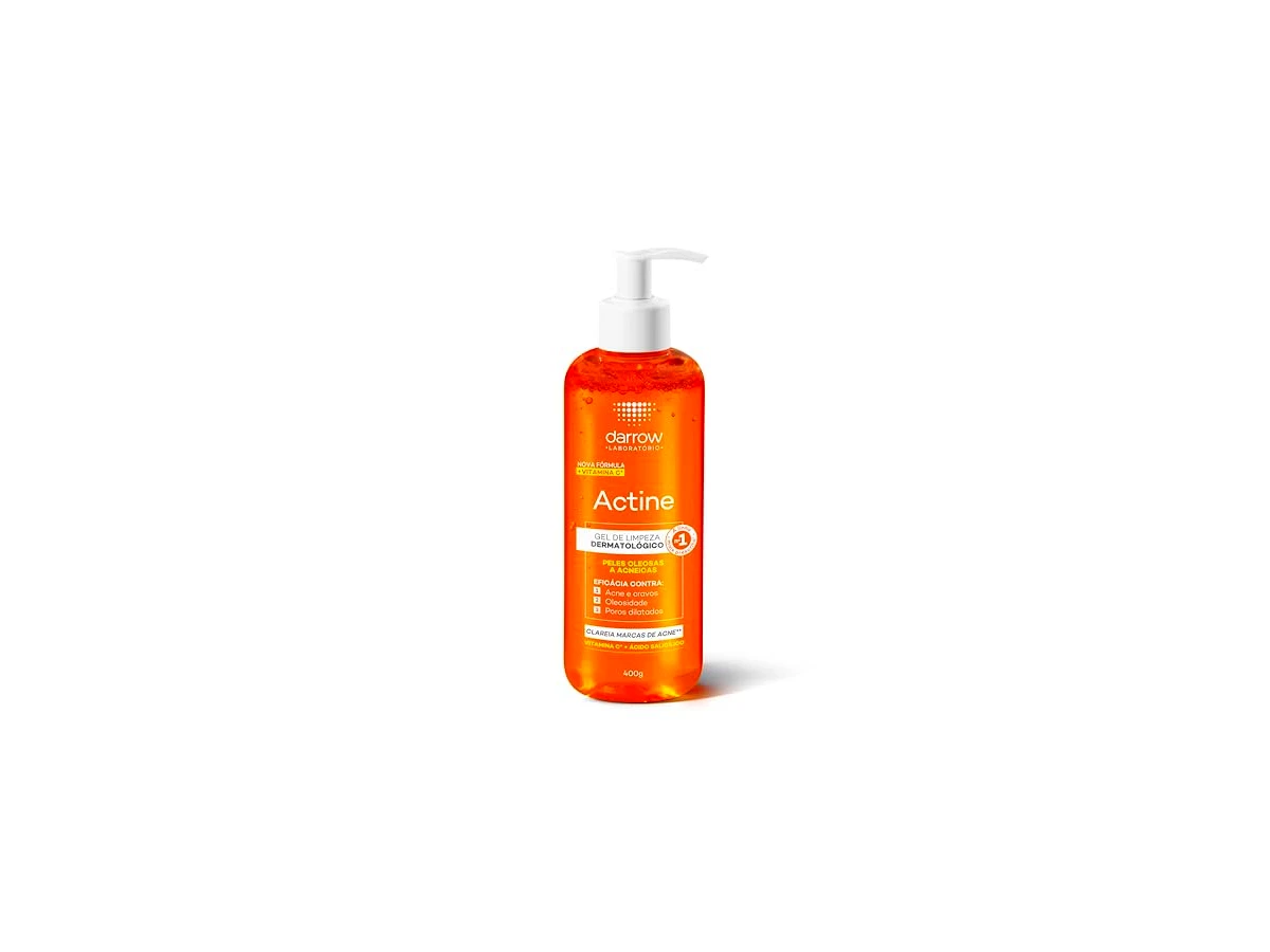 Darrow Actine Sabonete Líquido Facial Antiacne com Ácido Salicílico e Vitamina C