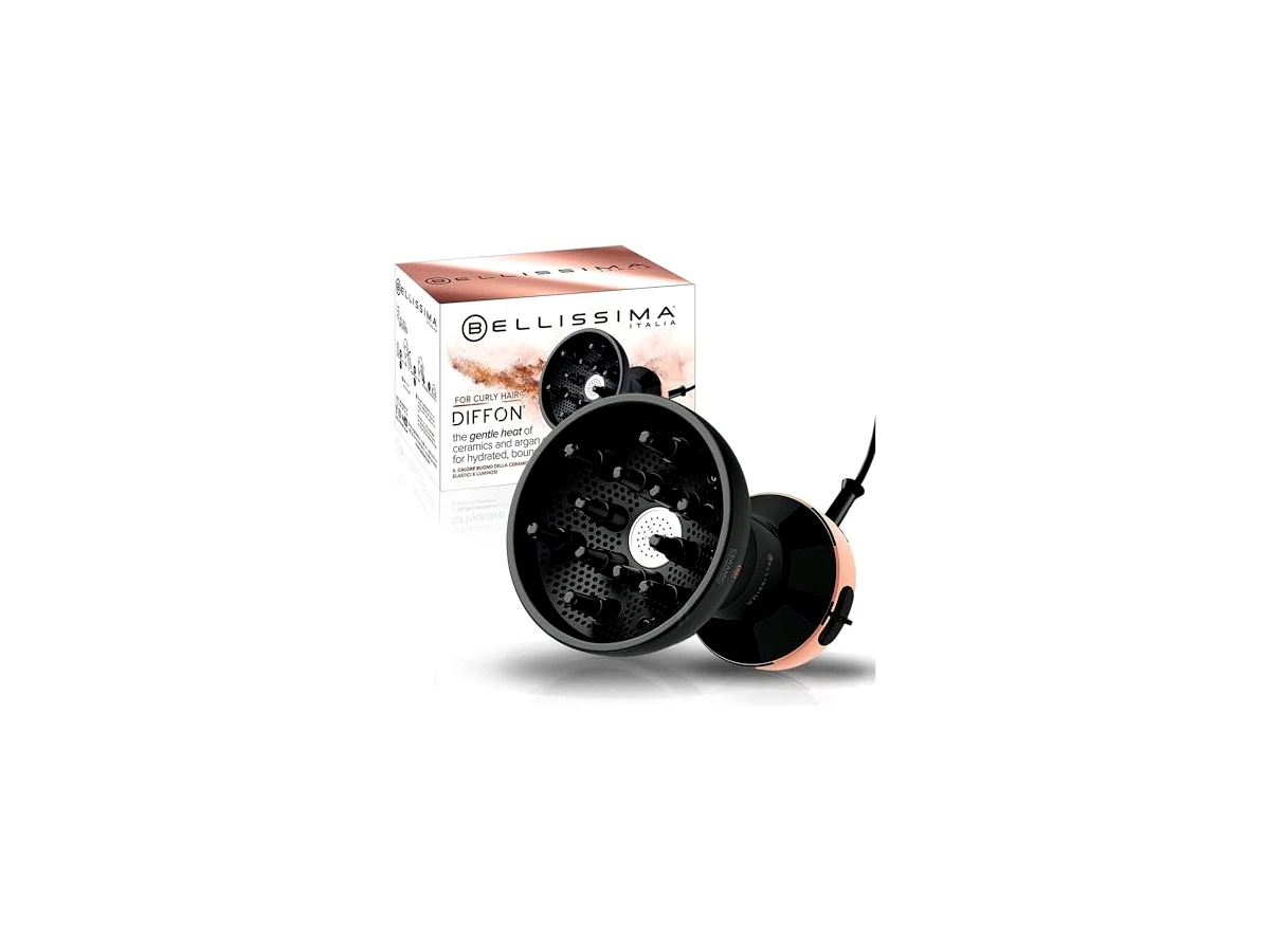 Secador de Cabelo Bellissima Italia Diffon DF1 5000 Ceramic Específico para Cachos