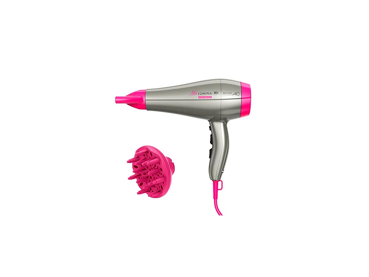 Secador de Cabelo GAMA Italy New Lumina 3D Bivolt com Difusor