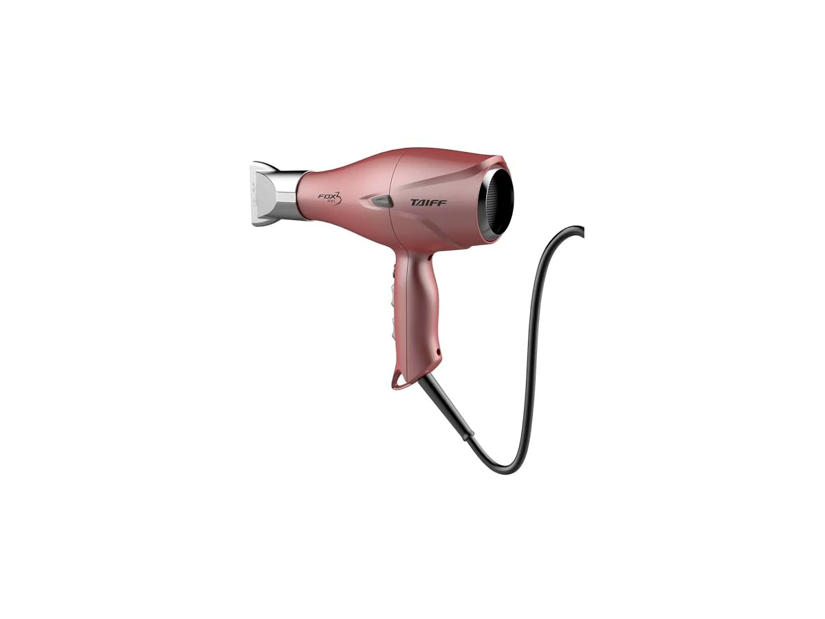 Secador de Cabelo Taiff Fox Íon 3 Motor AC Profissional Soft Rose 2200W