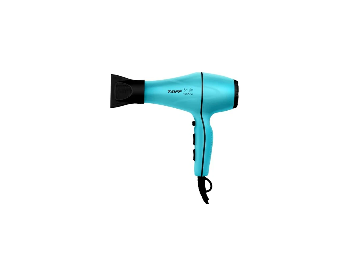Secador de Cabelo Taiff Style Motor AC Profissional 2000W Azul Tiffany