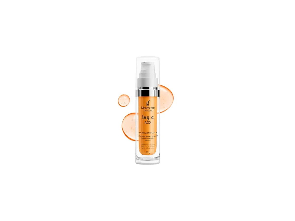 Sérum Rejuvenescedor Facial Mantecorp Skincare Ivy C Aox com Vitamina C Nanoencapsulada 30g