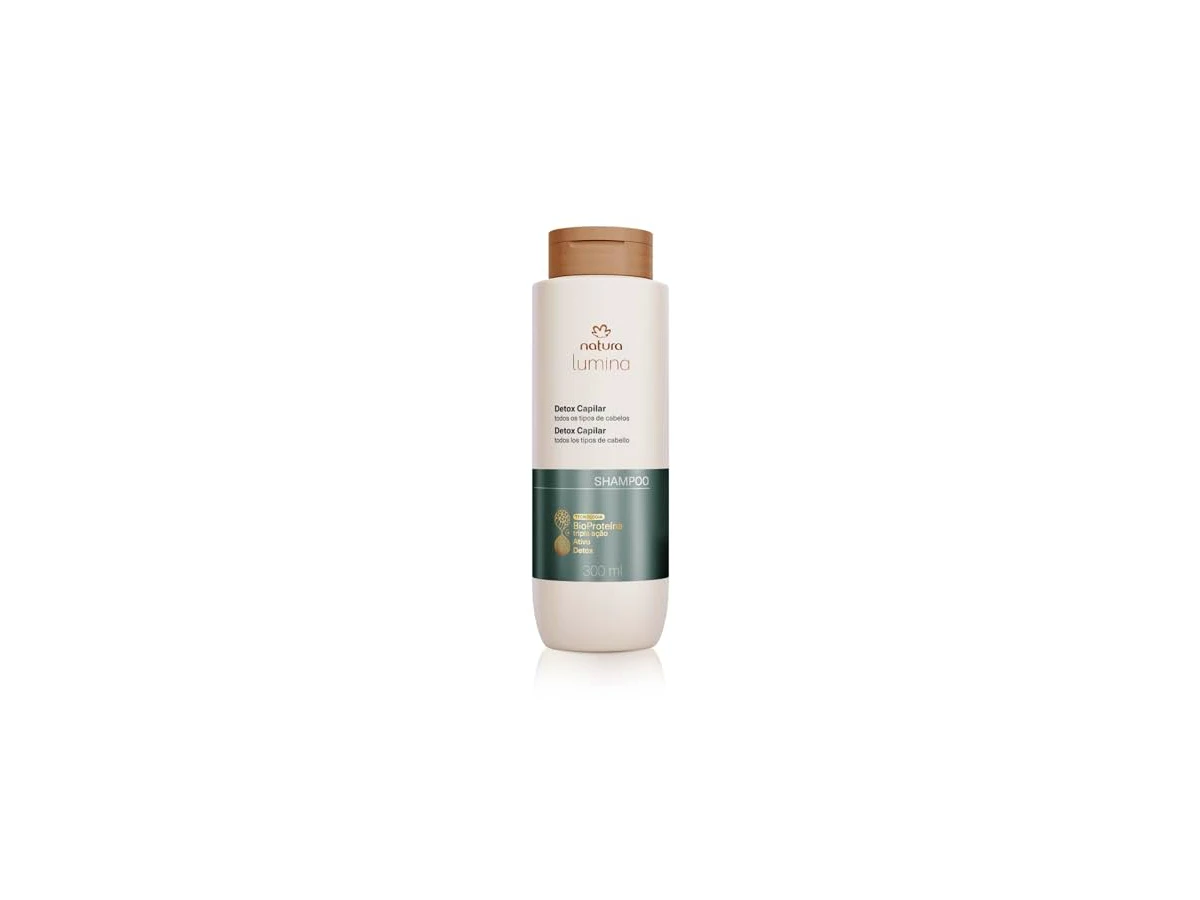 Natura Lumina Shampoo Antirresíduos para Detox Capilar 300 ml, código NATBRA-147404 — não confundir com Natura Plant Limpeza Profunda