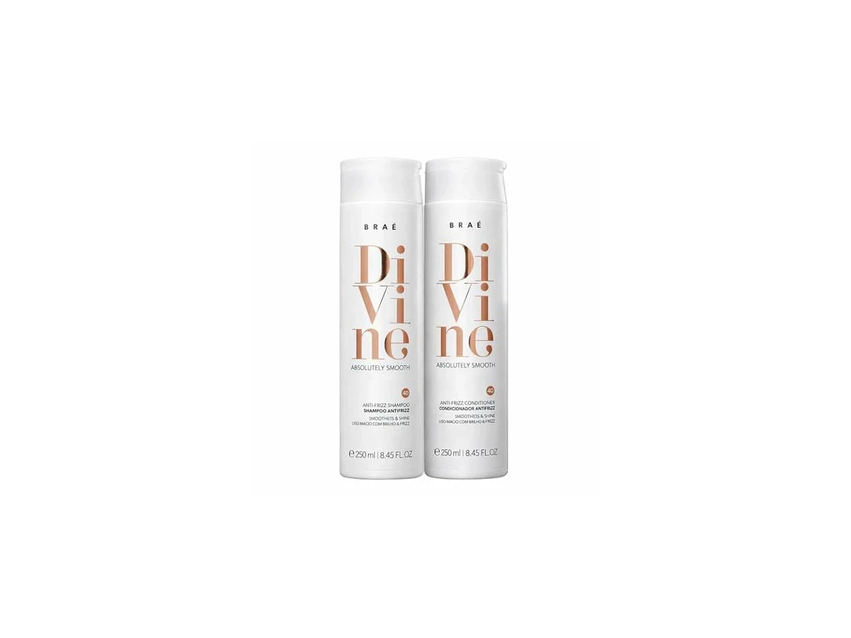 Kit Braé Divine Anti-Frizz Plume Sensation Shampoo e Condicionador
