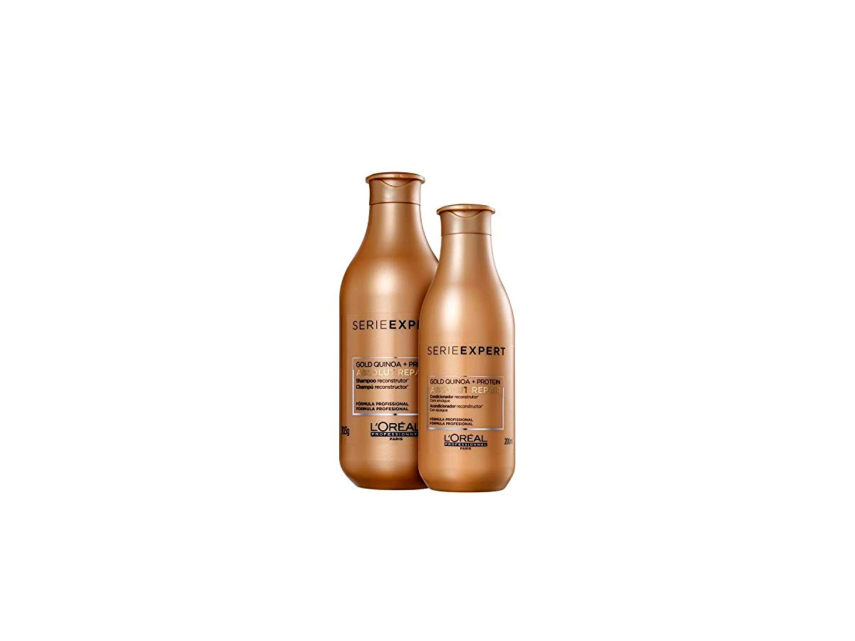 Kit L'Oréal Professionnel Serie Expert Absolut Repair Gold Quinoa + Protein Shampoo e Condicionador
