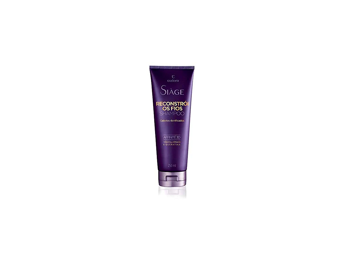 Shampoo Eudora Siàge Reconstrói os Fios 250ml