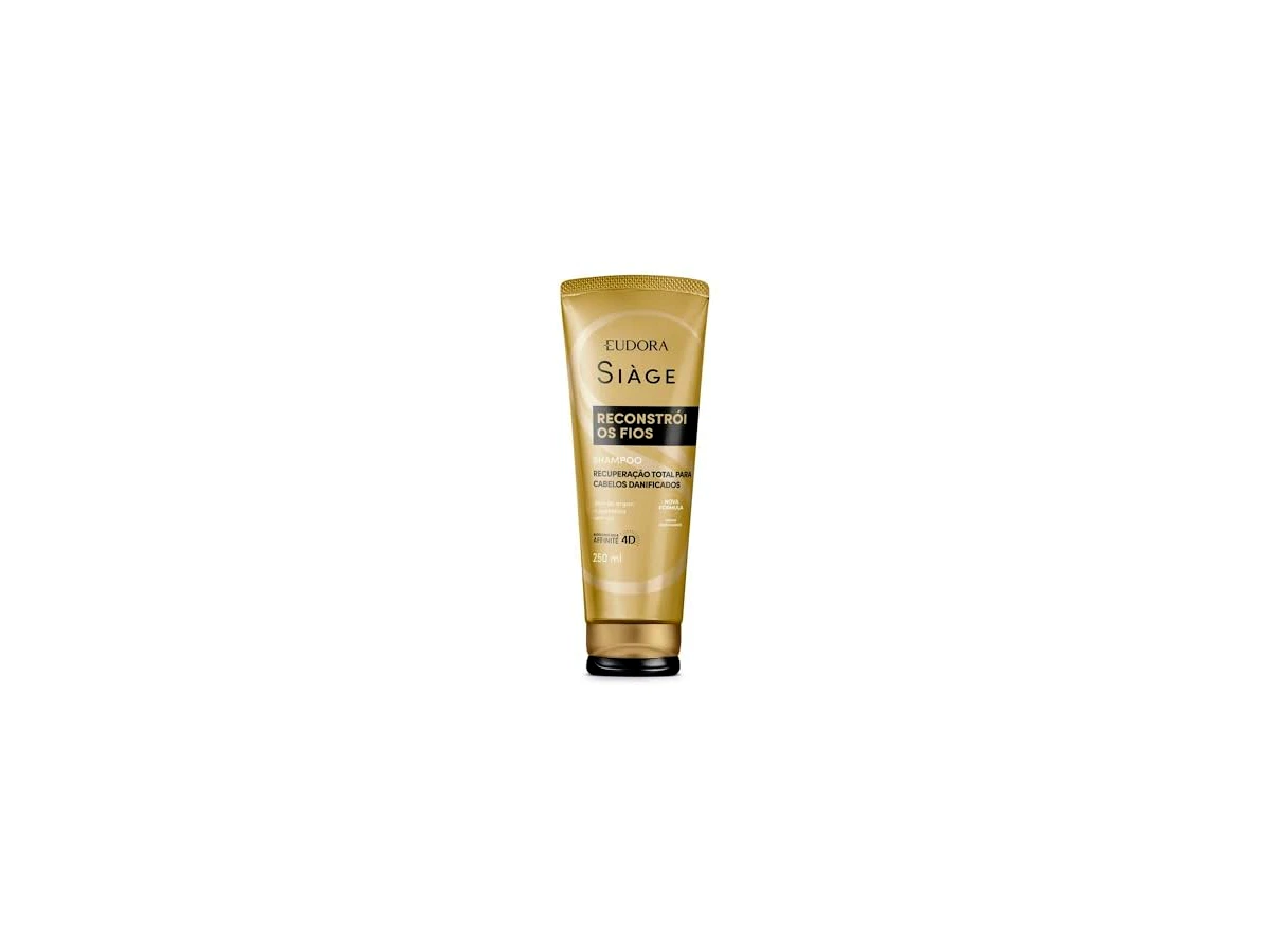 Shampoo Eudora Siàge Reconstrói os Fios com Óleo de Argan e Queratina 250ml