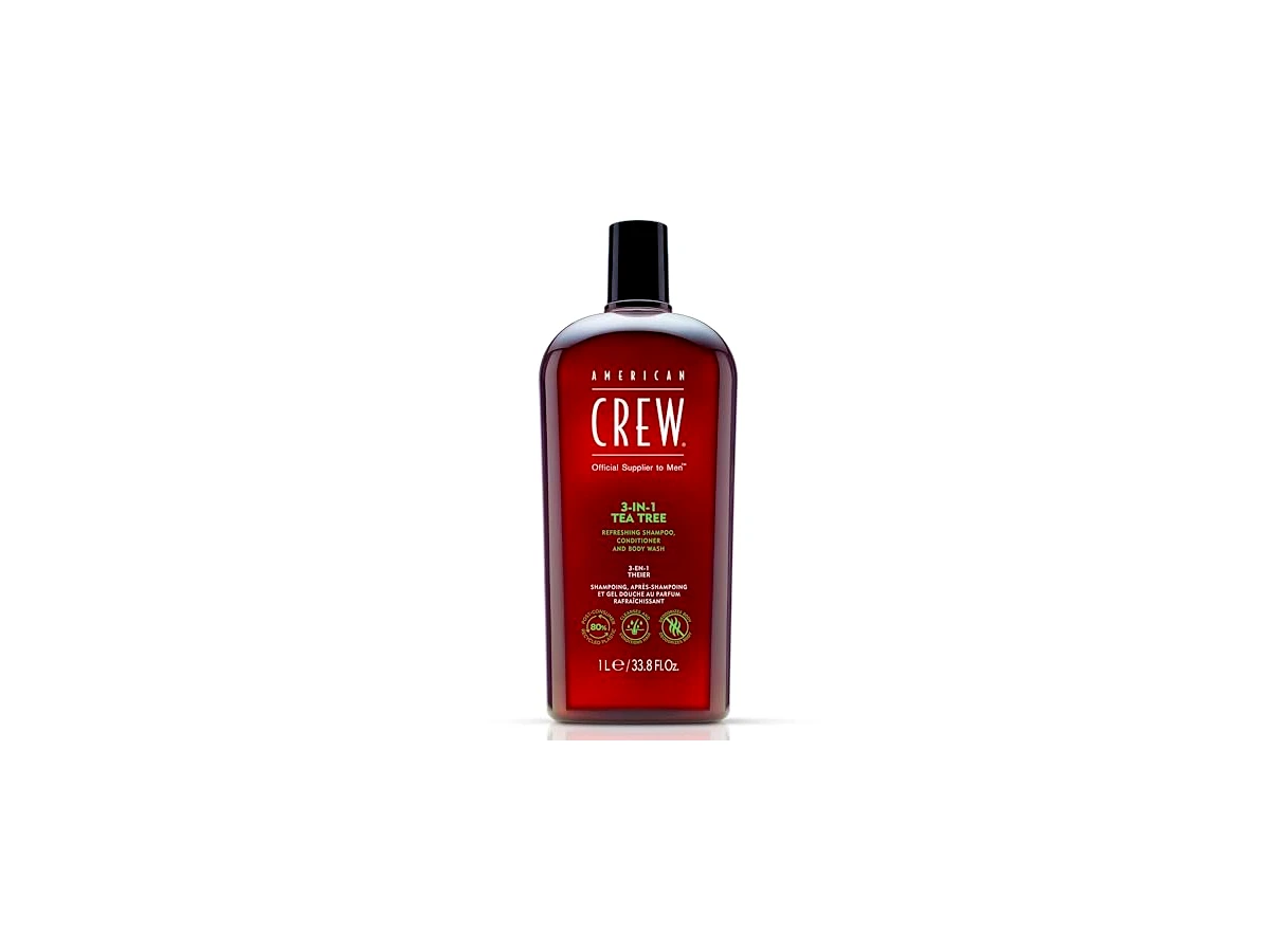 American Crew 3-in-1 Tea Tree Shampoo, Conditioner and Body Wash