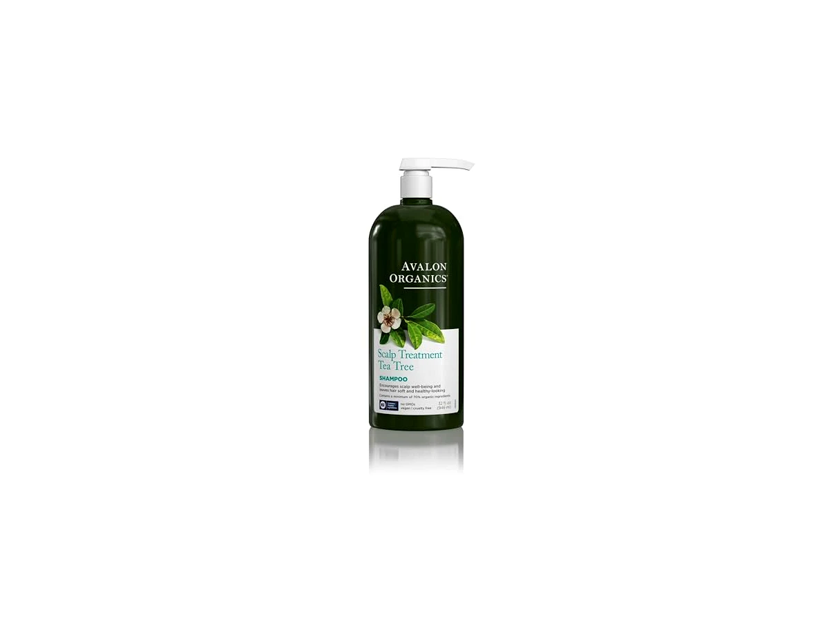 Shampoo Avalon Organics Scalp Treatment Tea Tree Therapeutic com Ingredientes Botânicos Orgânicos - 414ml