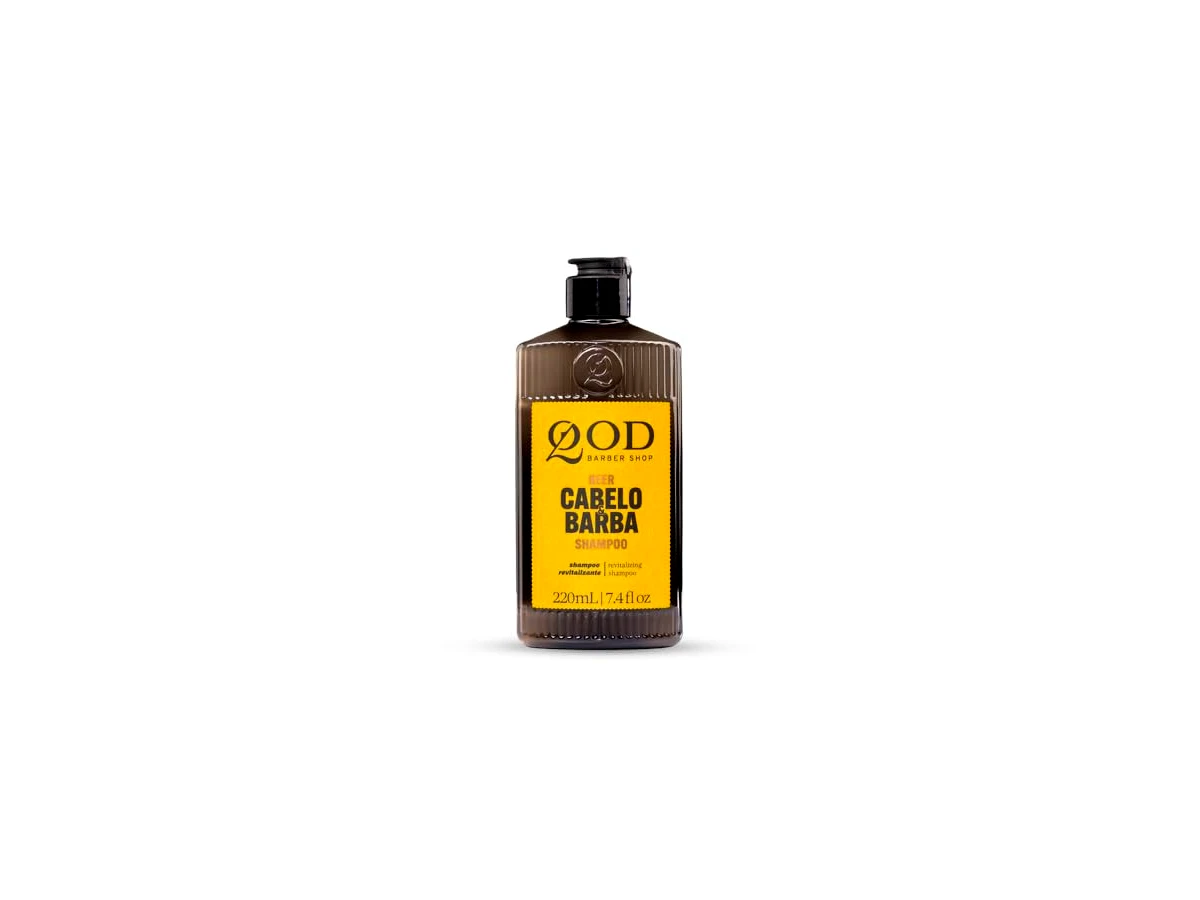 Shampoo de Barba e Cabelo QOD Barber Shop Custom System 220ml