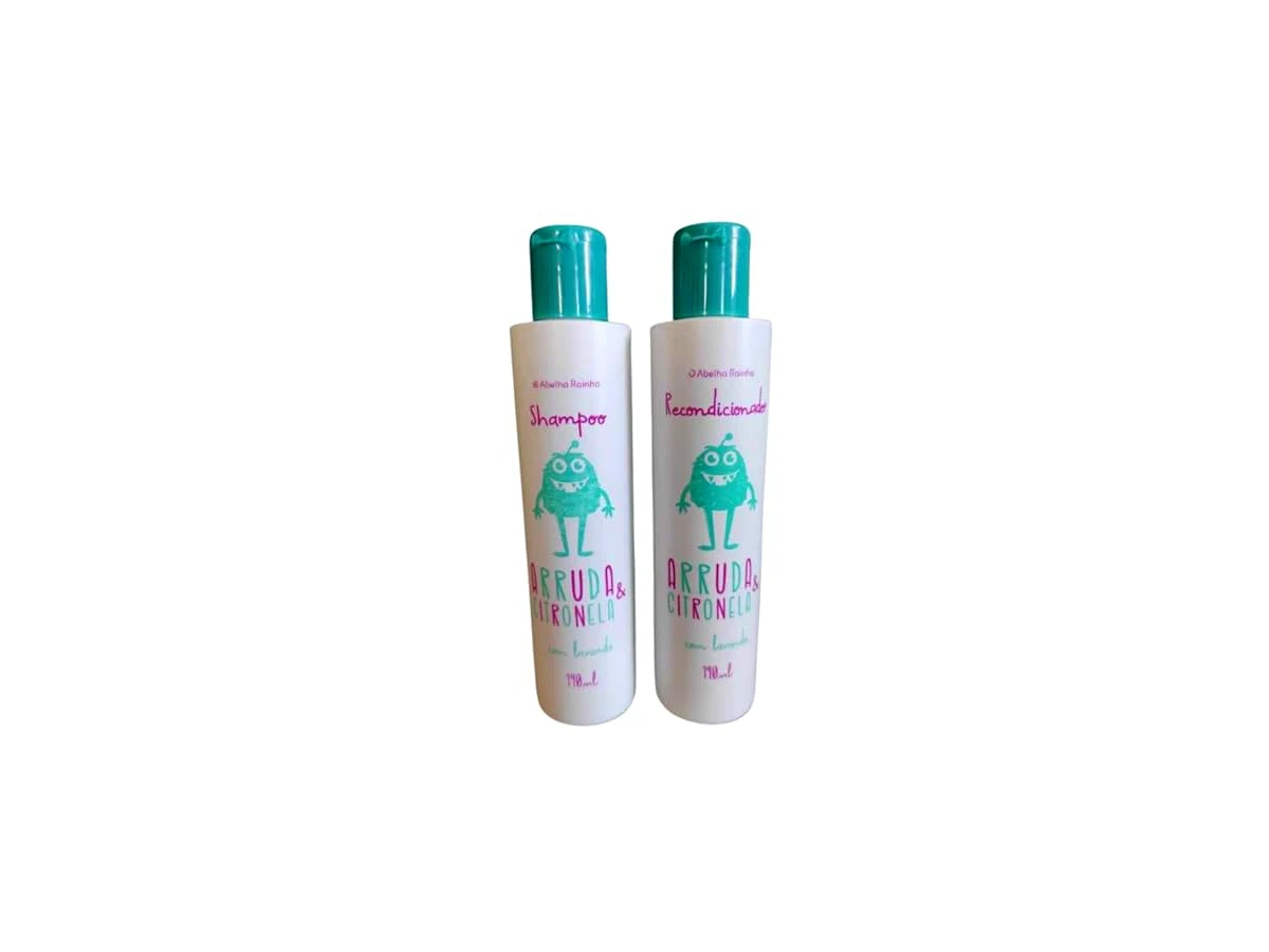 Kit Mata Piolho E Lendias Com Shampoo E Condicionador