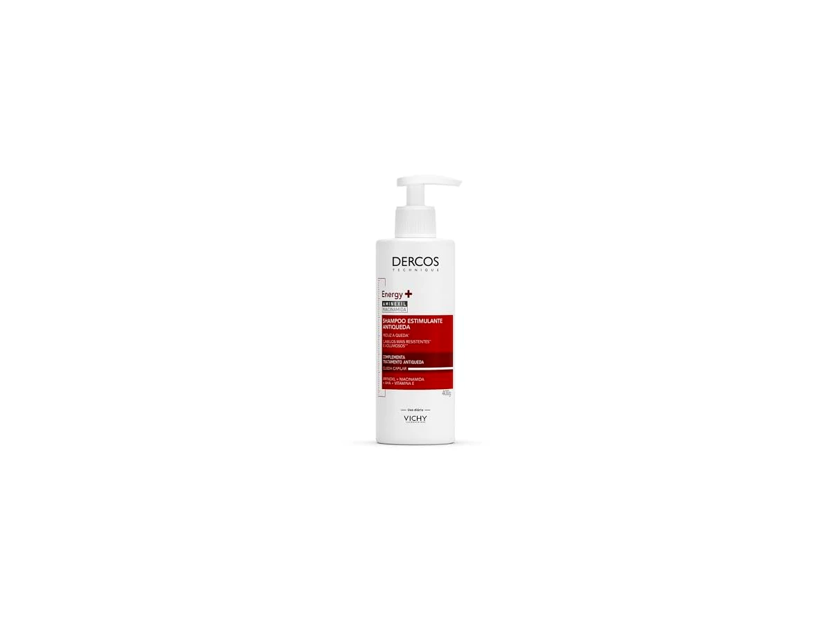Vichy Dercos Energy+ Shampoo Antiqueda Estimulante com Aminexil 1.5%, 400g