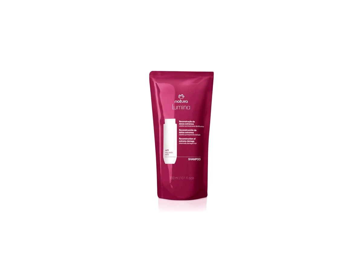 Shampoo Natura Lumina Para Cabelos Quimicamente Danificados 300ml