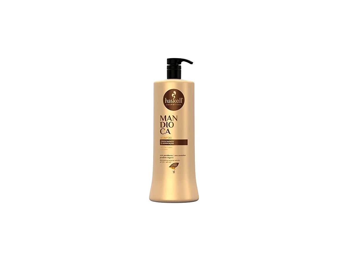 Shampoo Haskell Mandioca Opacos e Porosos Sem Sal