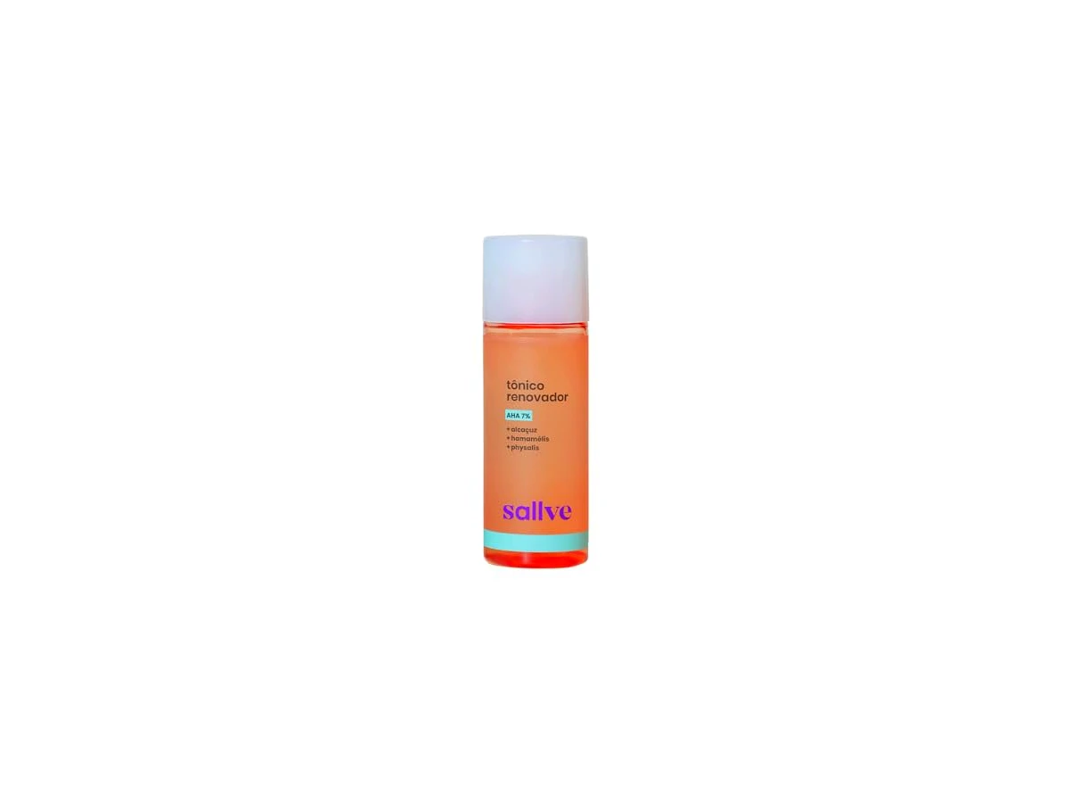 Sallve Tônico Renovador Ácidos Glicólico, Málico e Lático 120ml