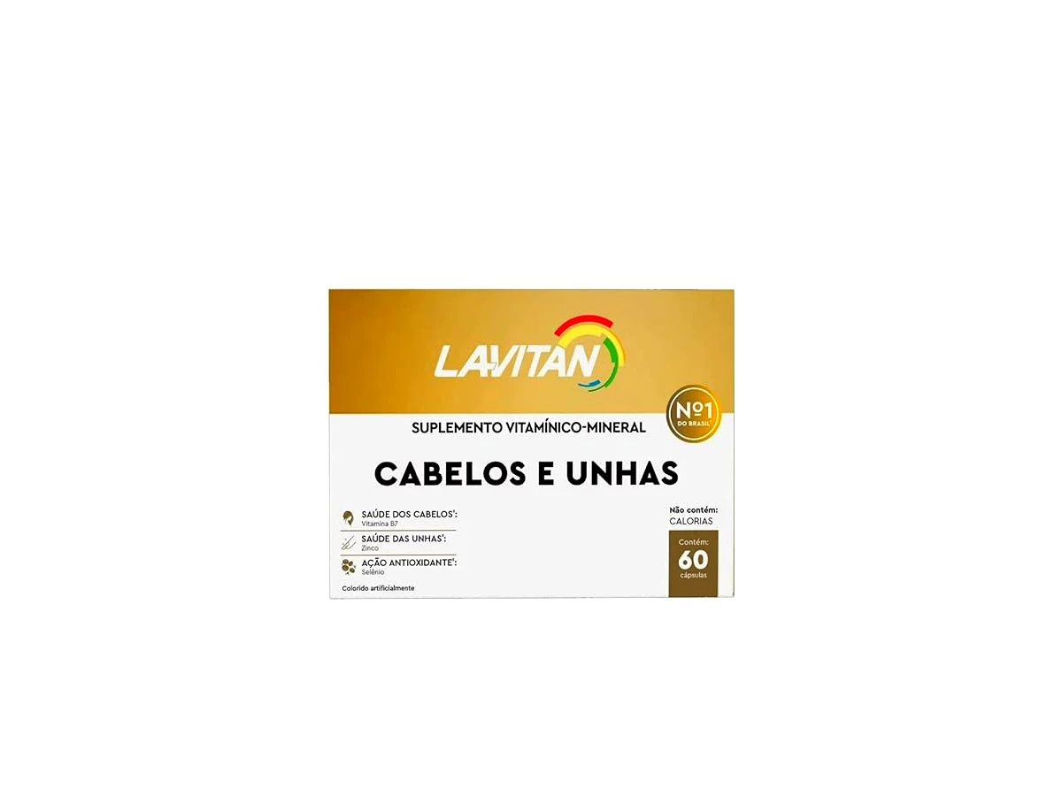 Lavitan Mais Hair Cimed - Suplemento Vitamínico Mineral 60 Cápsulas